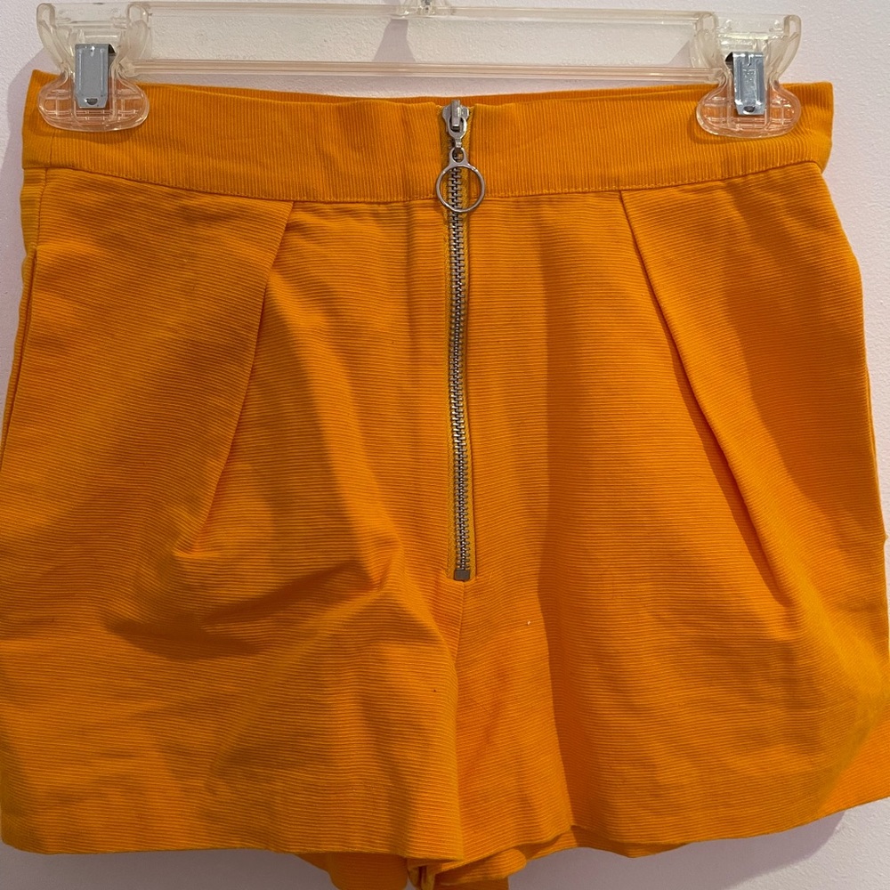 Orange Topshop shorts US Size 2